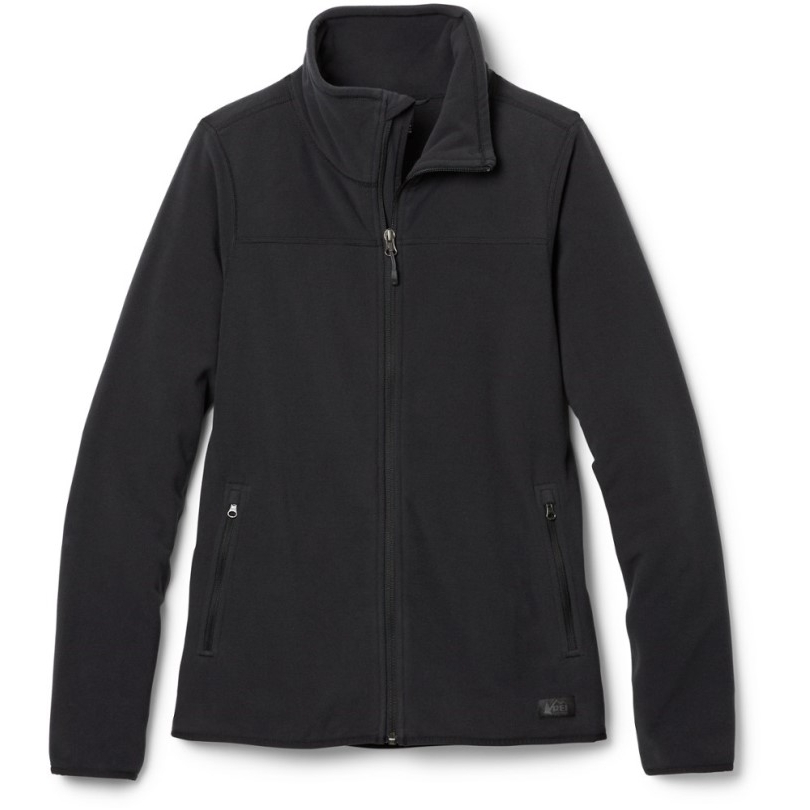 Schwarze Rei Coop Groundbreaker Fleecejacke 2.0 Damen