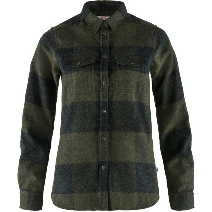 Grau Rei Coop Fjällräven Kanada Hemd Damen