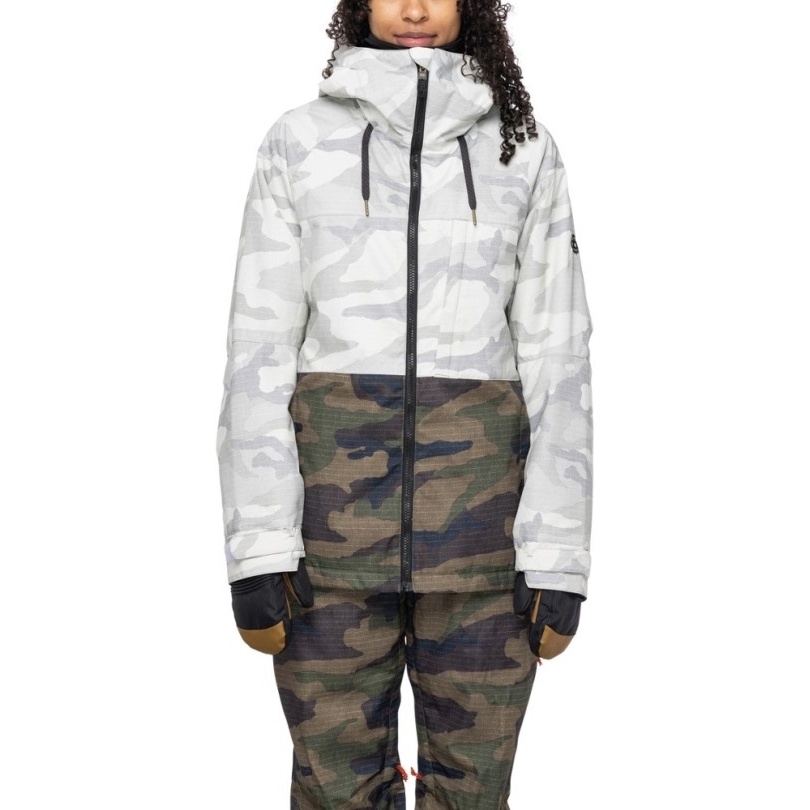 Schwarz Rei Coop 686 Athena Isolierte Jacke Damen