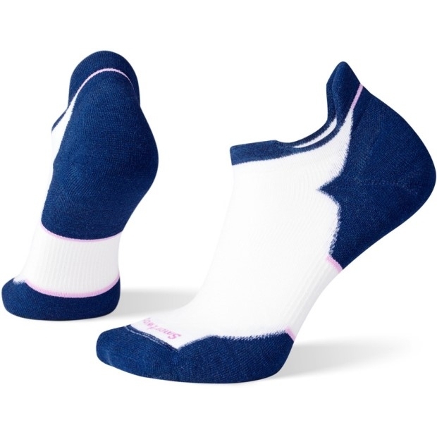Rei Coop White Smartwool Performance Run Targeted Cushion Low Knöchelsocken Damen