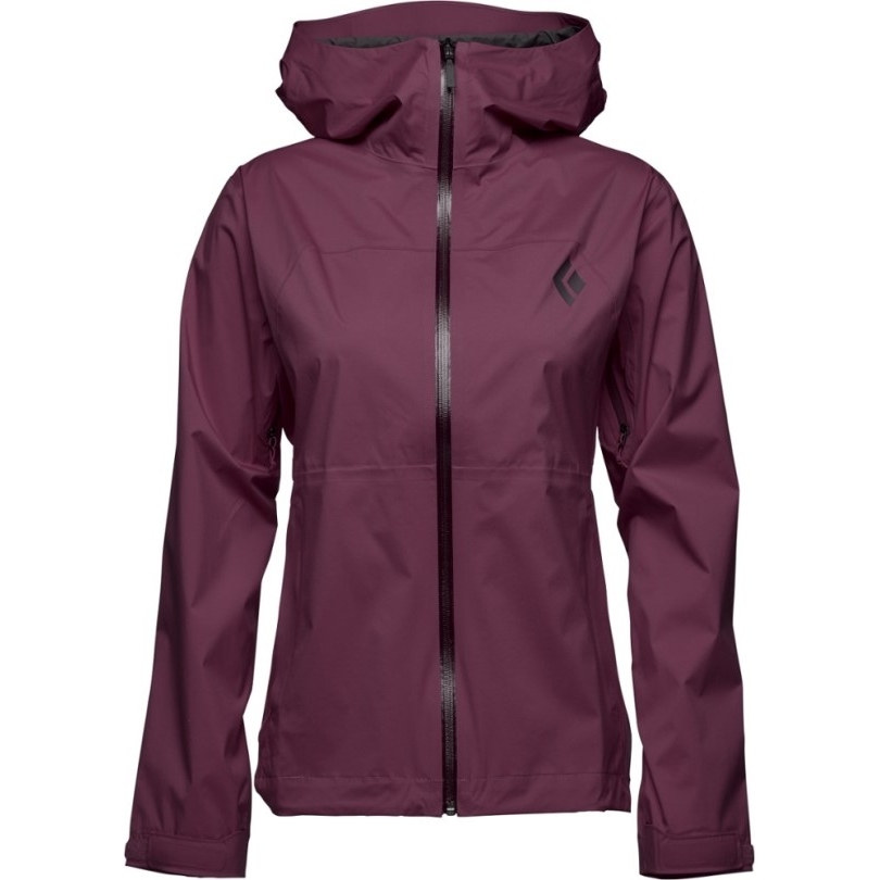 Rei Co-op Blackberry Black Diamond Stormline Stretch Regenshell Damen