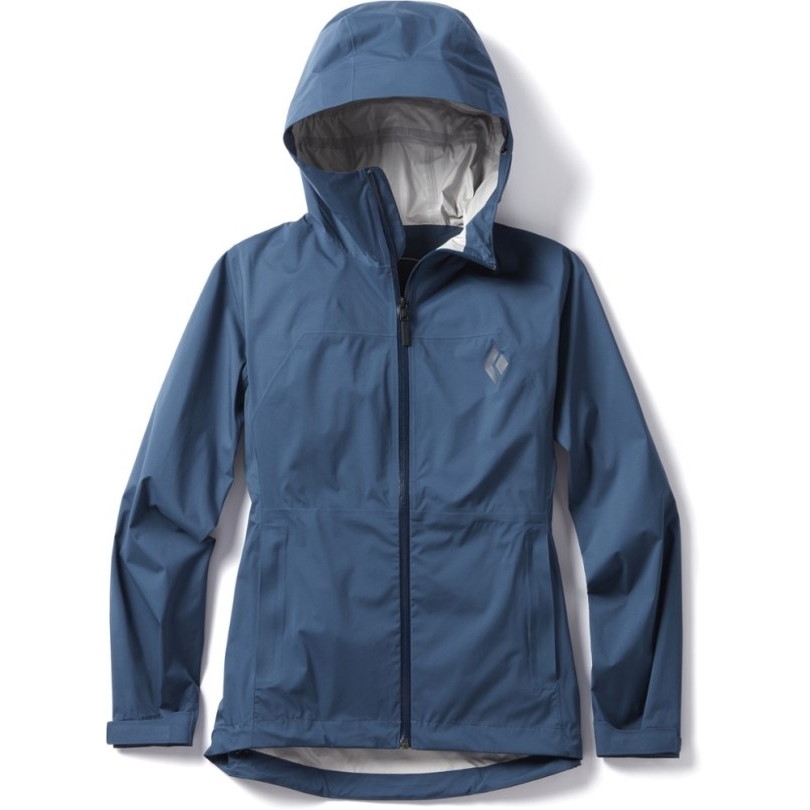 Black Diamond Stormline Stretch Regenshell Damen Rei Coop Blau