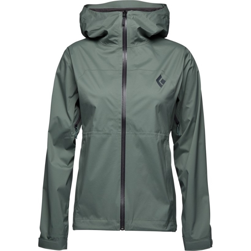 Black Diamond Stormline Stretch Regenshell Damen Grün Rei Coop