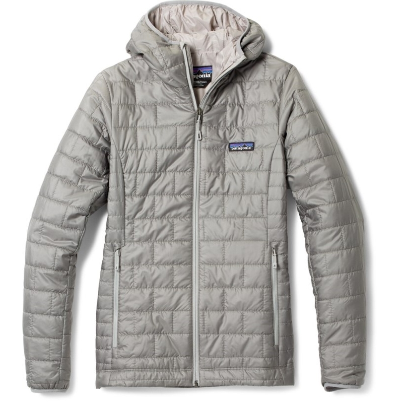 Grau Patagonia Nano Puff Isolierter Hoodie Damen Rei Coop
