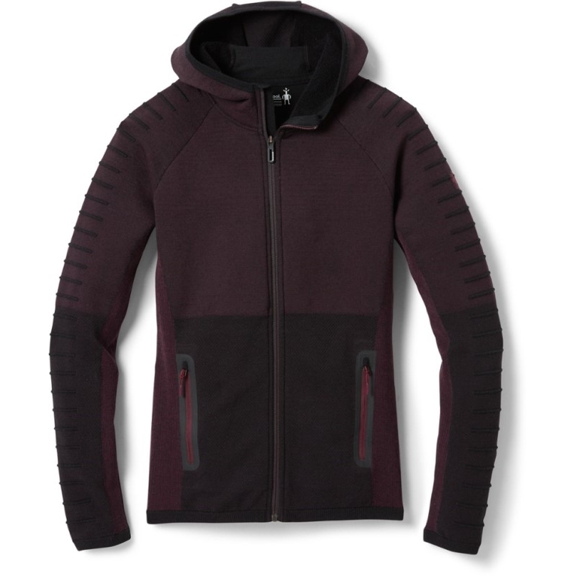 Rei Coop Black Smartwool Intraknit Merinofleece Hoodie Mit Durchgehendem Reißverschluss Damen