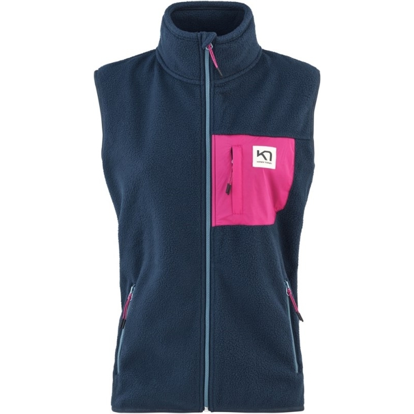 Kari Traa Rothe Fleeceweste Damen Royal Rei Coop
