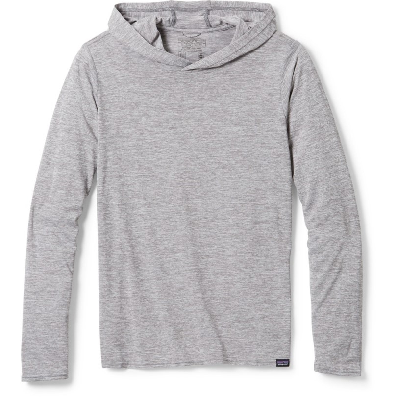 Grau Rei Coop Patagonia Capilene Cool Daily Hoodie Damen