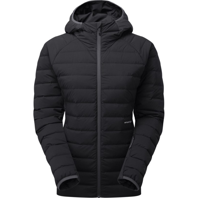 Artilect Divide Fusion Stretch-daunen-hoodie Damen Rei Coop Schwarz