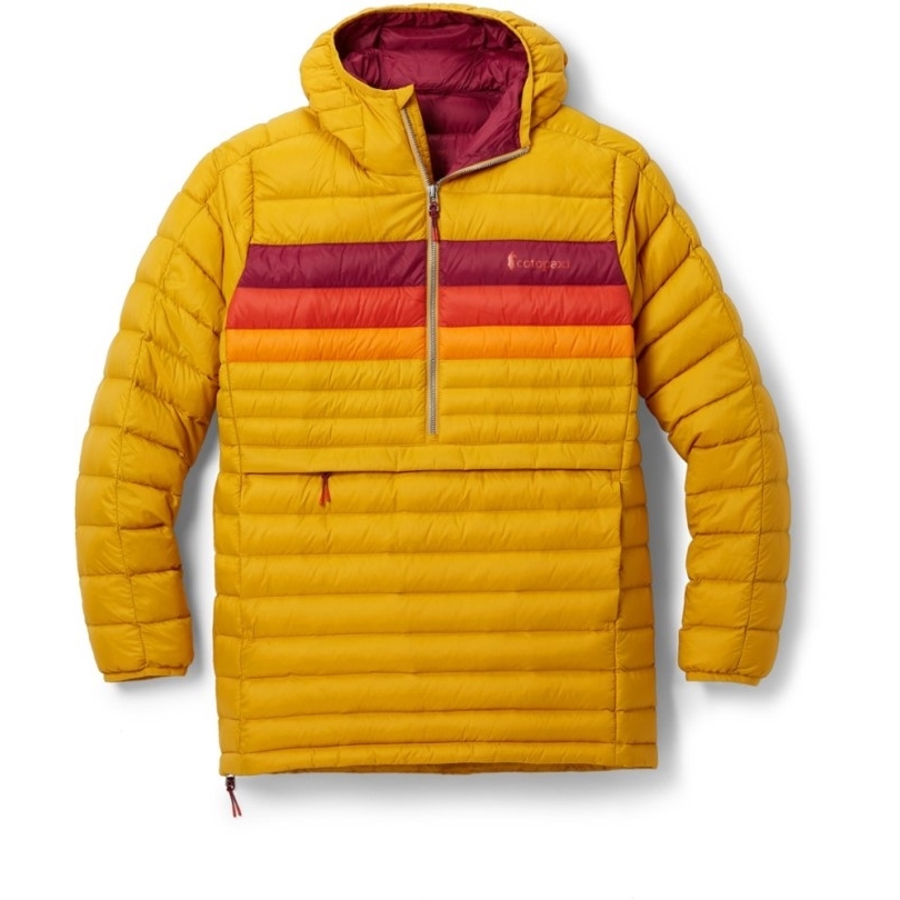 Amber Stripes Cotopaxi Fuego Daunenpullover Mit Kapuze Damen Rei Coop