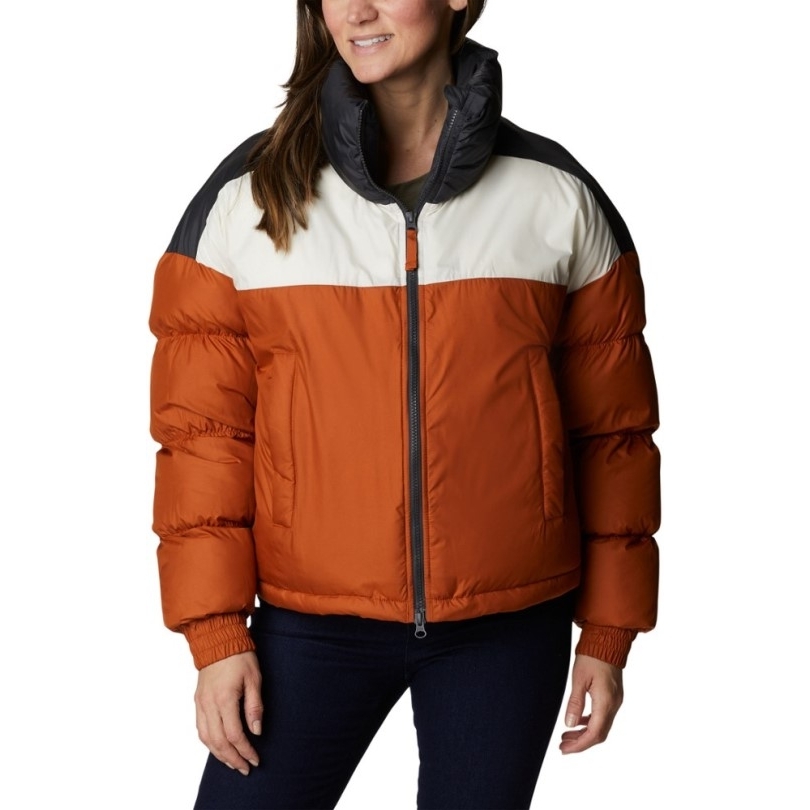 Rei Coop Columbia Pike Lake Kurz Geschnittene Isolierte Jacke Damen Warm Kupfer