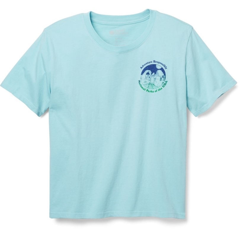 Blue Rei Co-op Parks Project Fill In Your Park Boxy T-shirt Women