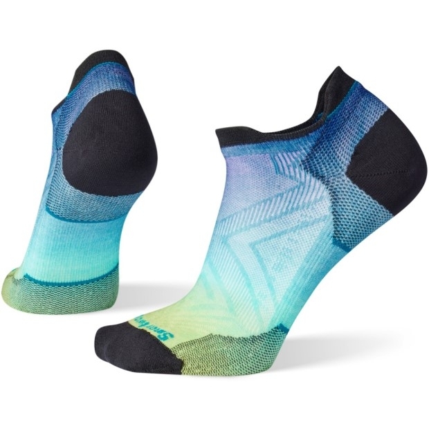 Rei Coop Smartwool Performance Run Null Kissen Ombre Print Niedrige Knöchelsocken Damen Capri