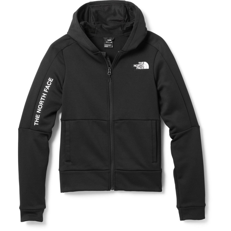 Schwarz The North Face Mountain Athletics Hoodie Mit Durchgehendem Reißverschluss Damen Rei Coop