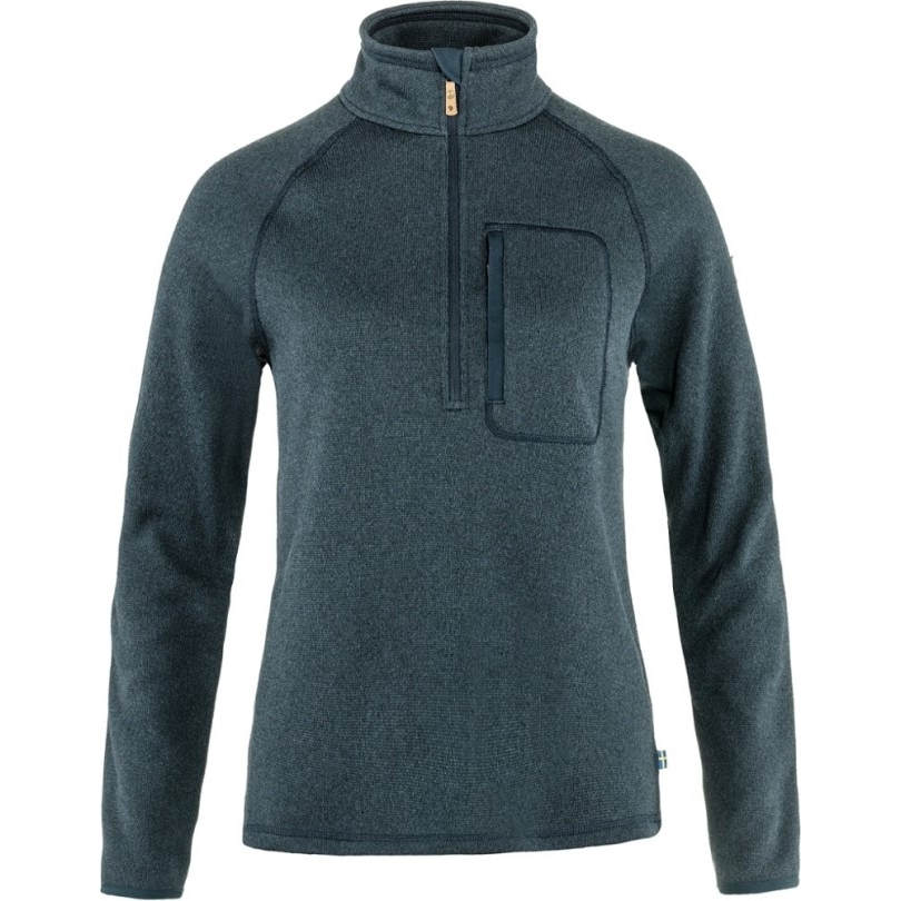 Navy Rei Co-op Fjällräven Ovik-Fleece-Pullover Mit Halbem Reißverschluss Damen