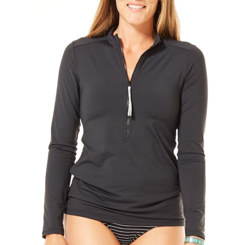 Carve Designs Cruz Rashguard Frauen Rei Coop Schwarz