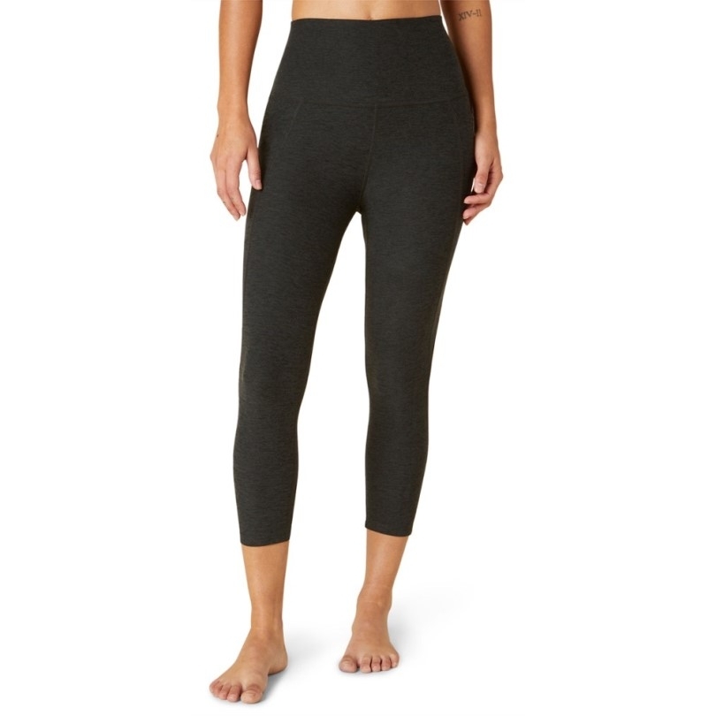 Rei Co-op Jenseits Von Yoga Aus Der Tasche Hoch Taillierte Capri-Leggings Frauen Dunkelste Nacht