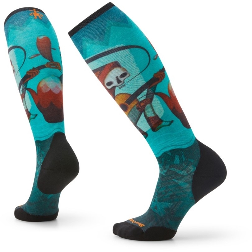 Rei Coop Blue Smartwool Ski Gezielter Kissendruck über Den Wadensocken Damen