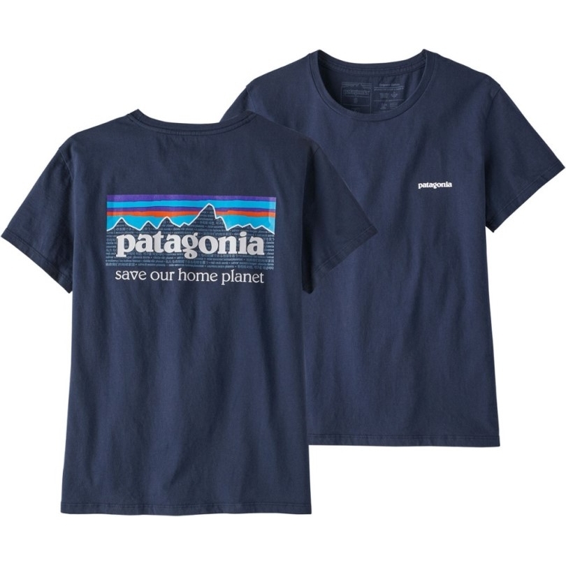 New Navy Rei Co-op Patagonia P-6 Mission Organic T-Shirt Damen