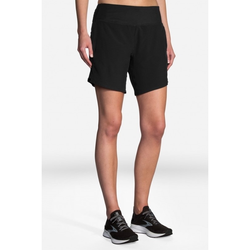 Schwarze Rei Coop Brooks Chaser 7 Shorts Damen