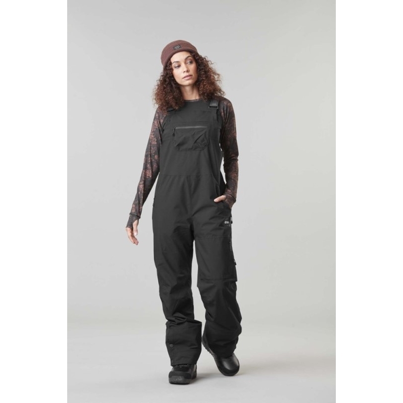 Picture Bio Kleidung Elwy Latzhose Schnee Damen Schwarz Rei Coop