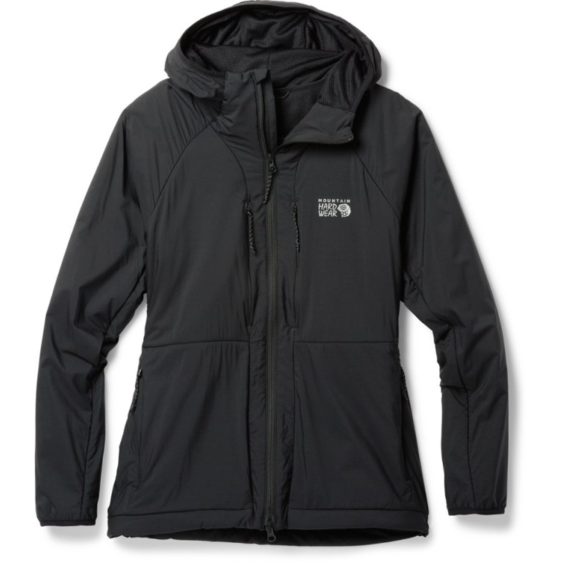 Rei Coop Mountain Hardwear Kor Airshell Warm Isolierte Jacke Damen Schwarz
