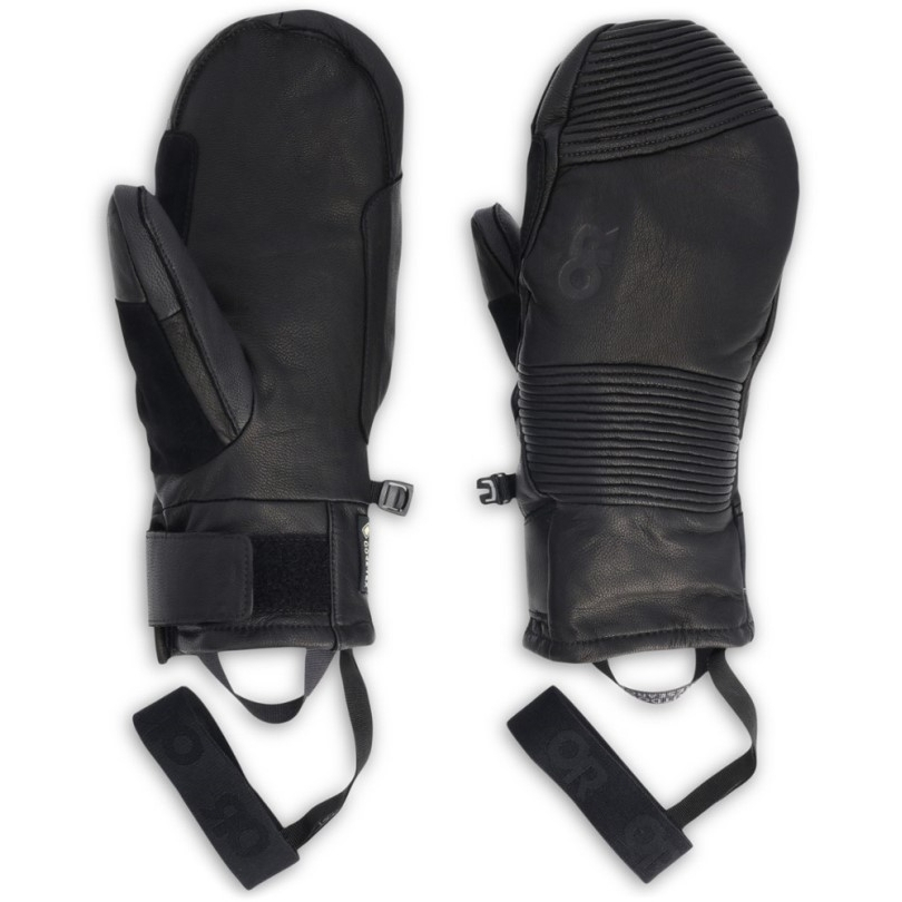 Rei Coop Black Outdoor Research Point N Chute Gore-tex Sensor Fäustlinge Damen