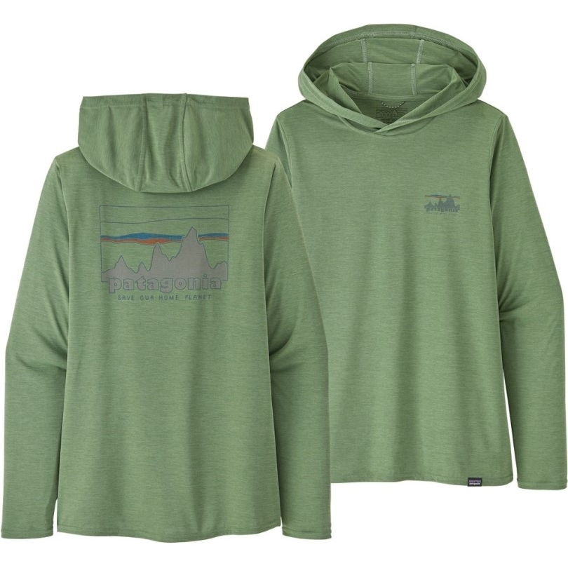 Grün Patagonia Capilene Cool Daily Grafik Hoodie Damen Rei Coop