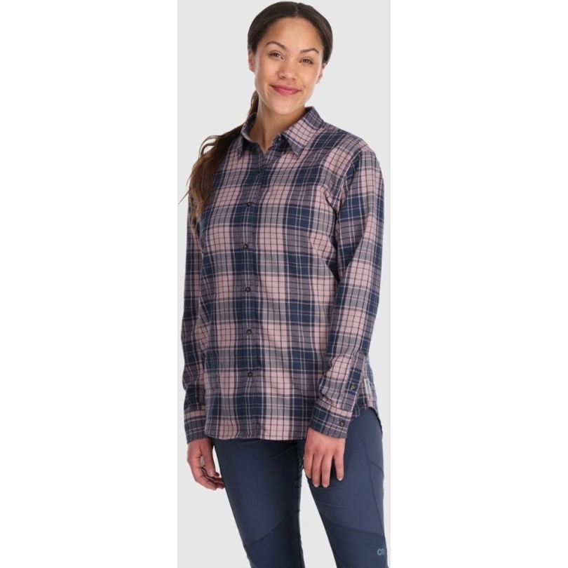 Outdoor Research Kulshan Flanell Shirt Damen Rei Co-op Moth Plaid