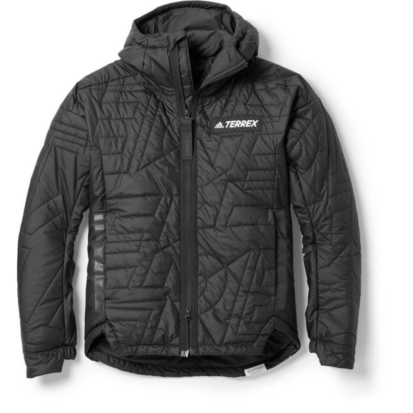 Black Rei Coop Adidas Myshelter Primaloft Isolierte Kapuzenjacke Damen