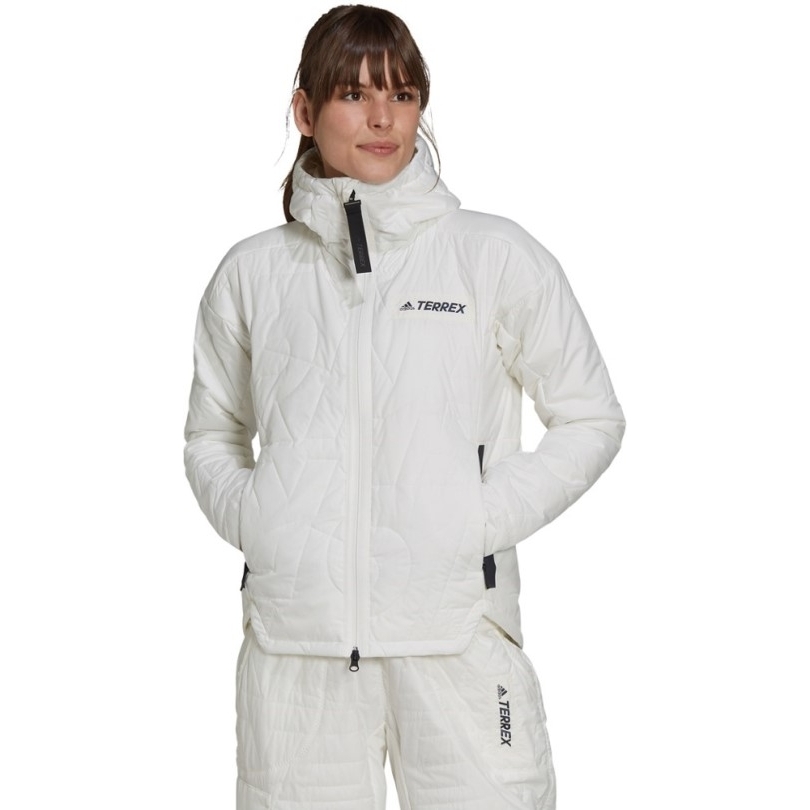 Adidas Myshelter Primaloft Isolierte Kapuzenjacke Damen Rei Coop Ungefärbt