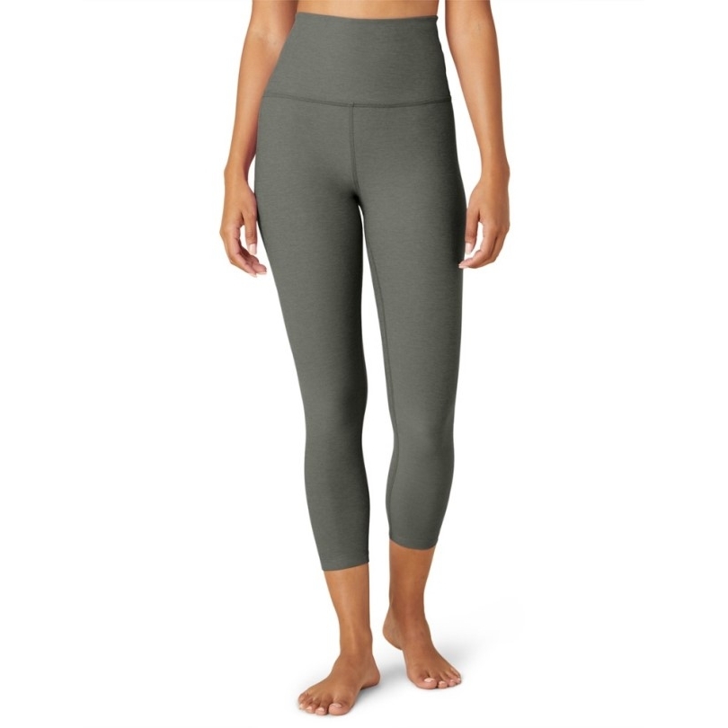 Beyond Yoga Spacedye Walk And Talk Hoch Taillierte Capri-strumpfhose Damen Rei Coop Pewter