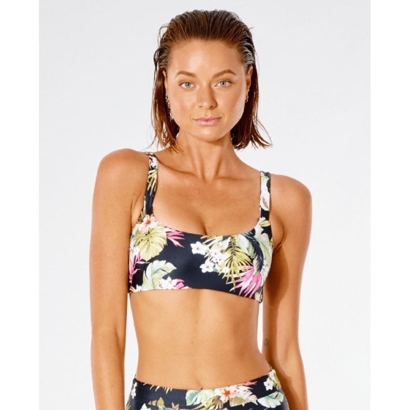Rei Coop Black Rip Curl On The Coast Mirage Badeanzugoberteil Damen