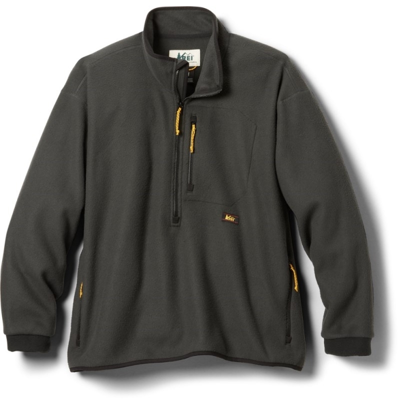 Schwarz Rei Coop Trailsmith Fleecepullover Damen Übergrößen