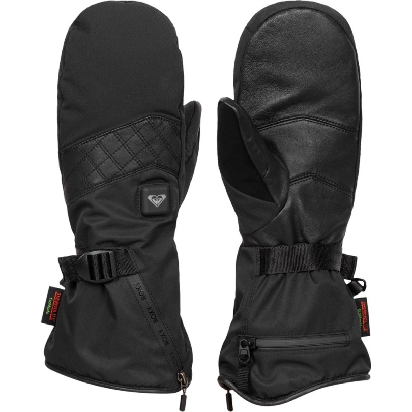 Roxy Sierra Warmlink Fäustlinge Damen True Black Rei Coop