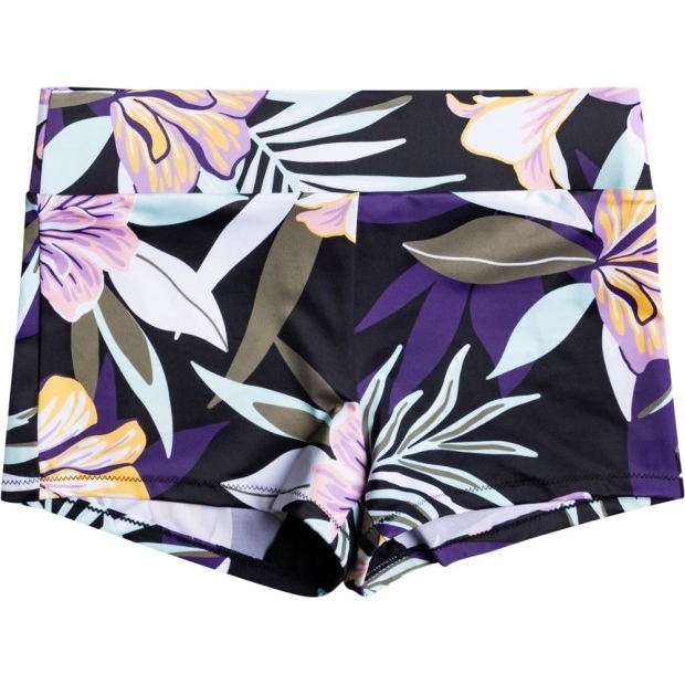 Schwarz Roxy Active Shorty Biker-badeanzughose Damen Rei Coop