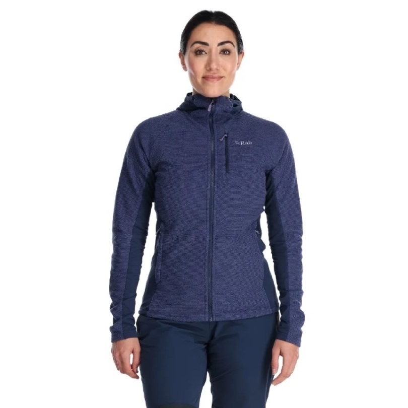 Blau Rei Coop Rab Kondensator Fleece Hoodie Damen