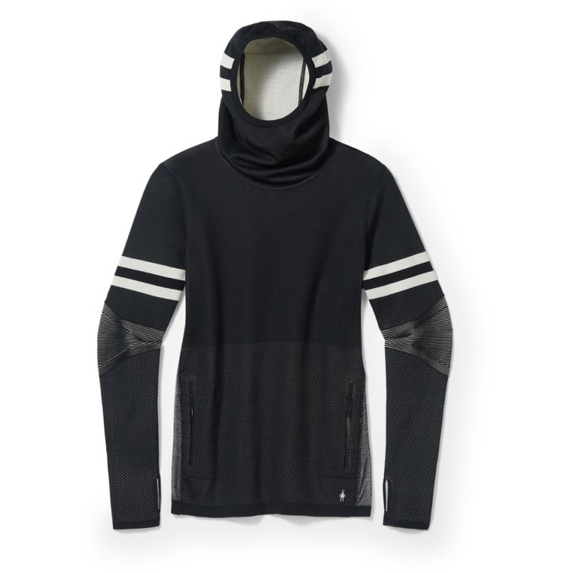 Smartwool Intraknit Merino Tech Pullover Hoodie Damen Rei Coop Schwarz