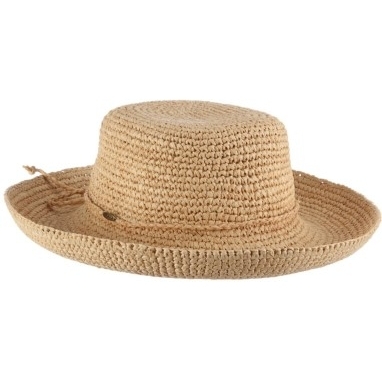 Scala Sienna Petite Sonnenhut Aus Gehäkeltem Raffiabast Damen Tan Rei Co-op