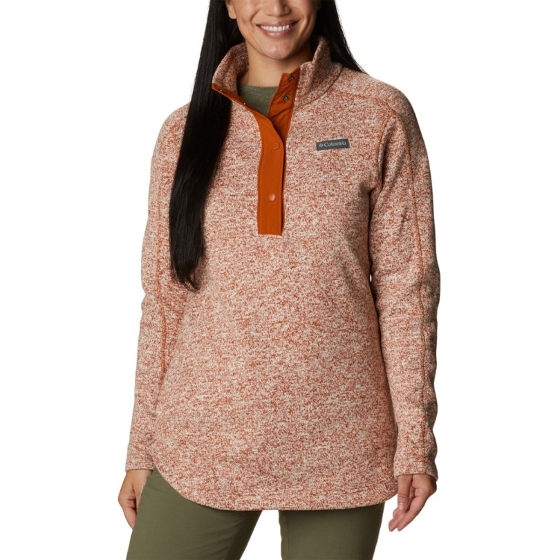 Columbia Pullover Wetter Tunika Top Damen Warm Kupfer Rei Coop
