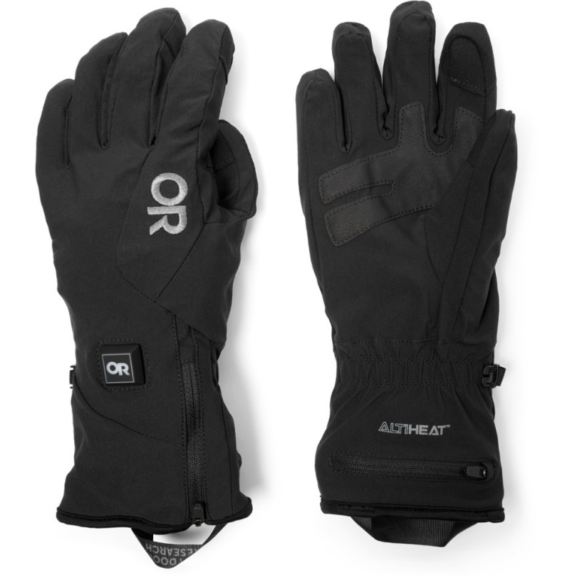 Rei Coop Black Outdoor Research Sureshot Beheizbare Softshell-handschuhe Damen