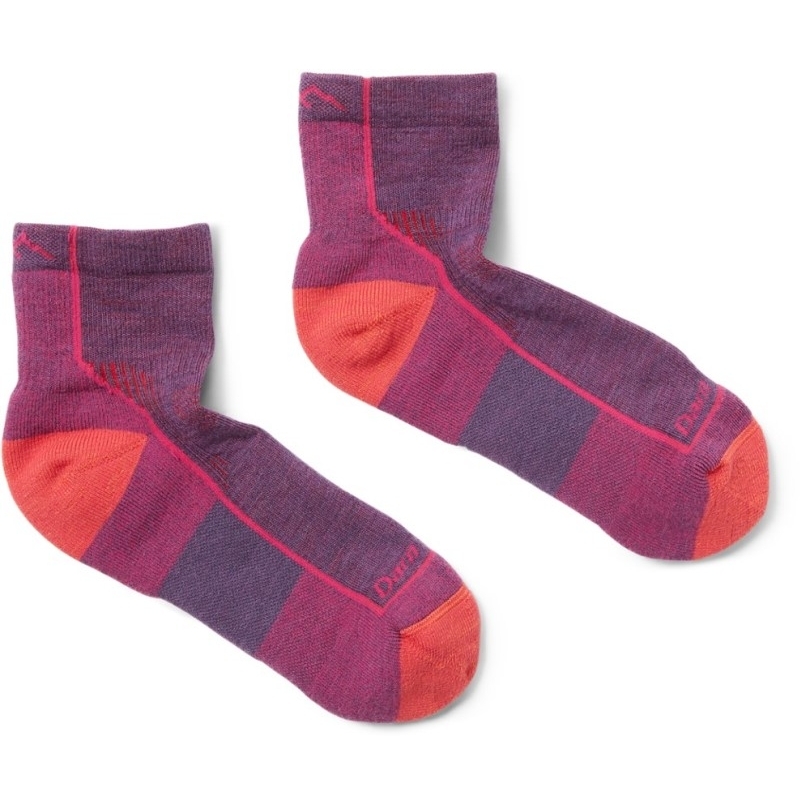 Rei Co-op Darn Tough Hiker Quarter Cushion Socken Damen Beere