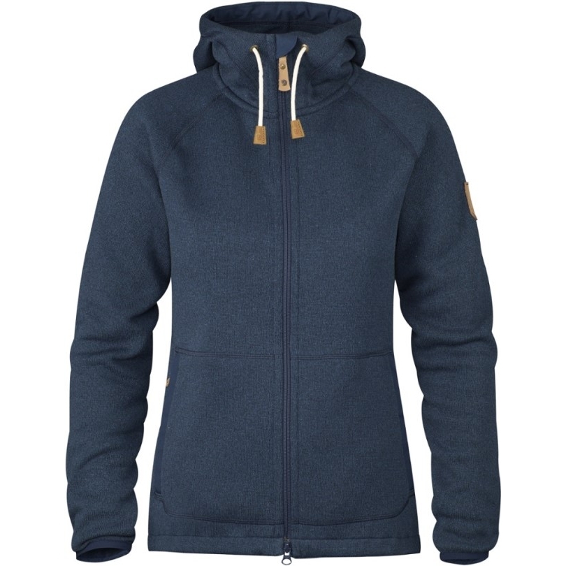 Fjällräven Ovik Fleece Hoodie Damen Rei Coop Navy