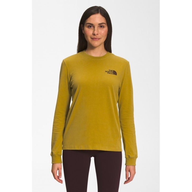 Rei Coop Mineral Gold The North Face Grafikinjektion Langarm T-shirt Damen