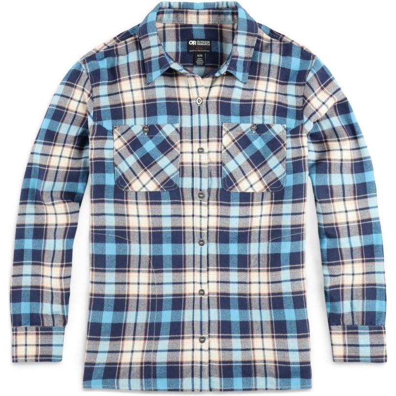 Mineral Kariert Outdoor Forschung Feedback Flanellhemd Damen Rei Co-op