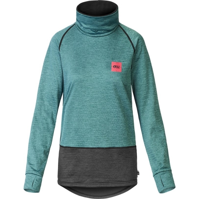 Rei Coop Dark Sea Picture Bio Kleidung Blüte Gitter Fleece Frauen