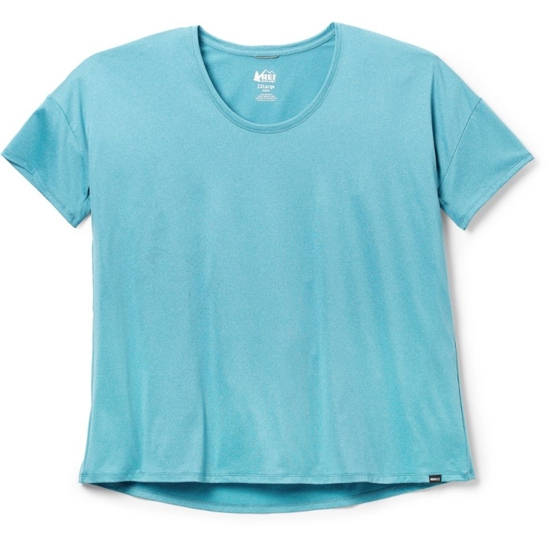 Blau Rei Coop Sahara T-shirt Damen Plus Größen