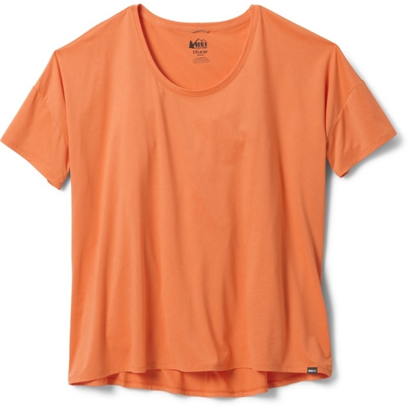 Orange Rei Coop Sahara T-shirt Damen Plus Größen