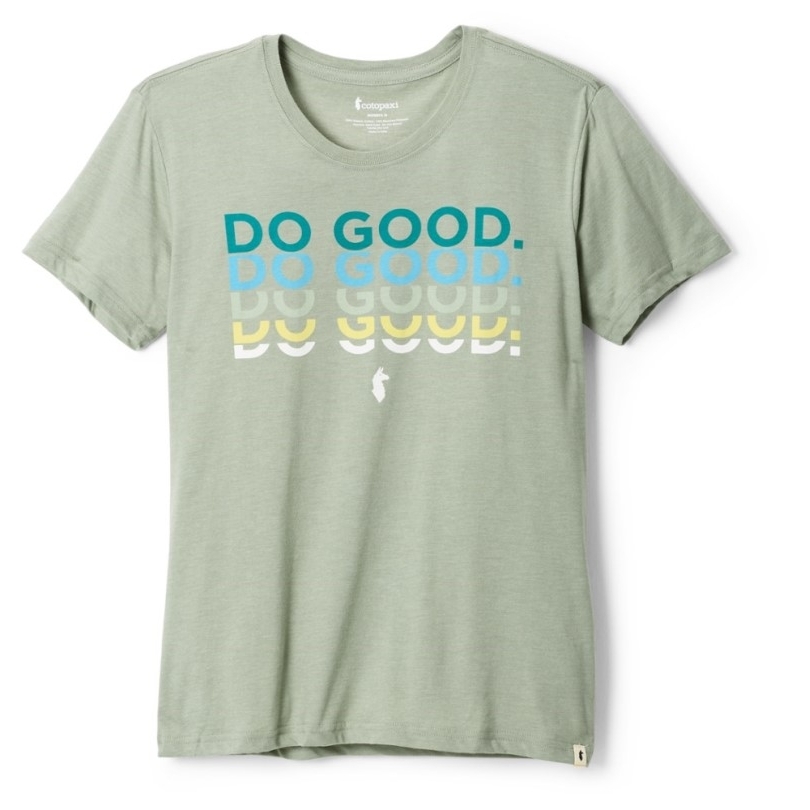 Cotopaxi Do Good Repeat T-shirt Damen Rei Coop Silber