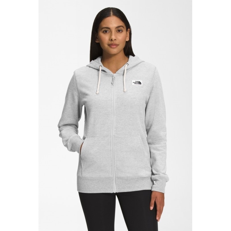 The North Face Hoodie Mit Durchgehendem Reißverschluss Und Heritage-Patch Damen Grau Rei Coop
