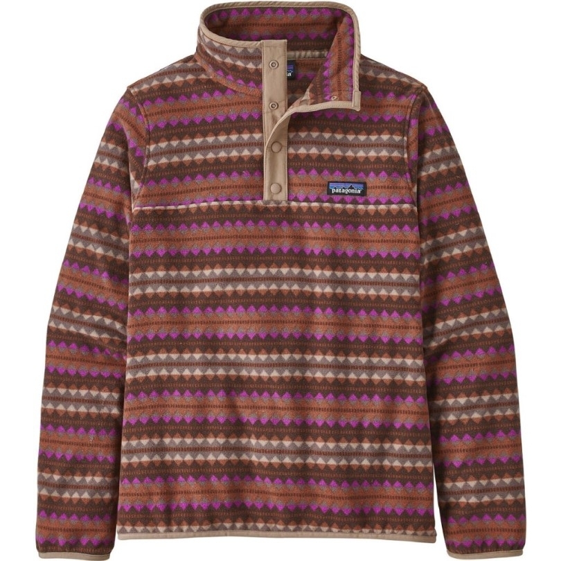 Rei Coop Brauner Patagonia Micro D Snap-t Fleecepullover Damen